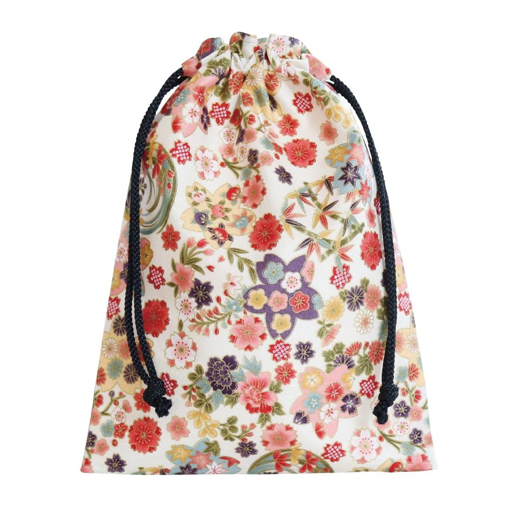 Drawstring bag: Shikisai Ranman (Shikisai Ranman (natural))