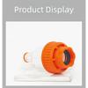 Water Filter with Plastic Nipple Connector G34 for Car Washing Machines Featuring 6 Point Fine Mesh and Secure Water Inlet Seal