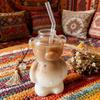 320ml Water Cup Bear Shape Glass Mug Heat-Resistant High Borosilicate Glass Coffee Tea Juice Drinking Bottle