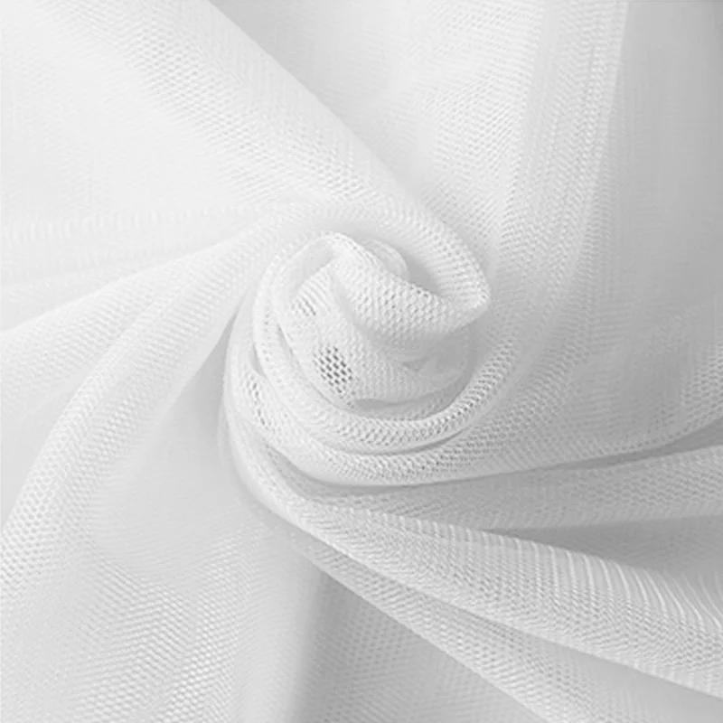 Encrypted Soft Mesh Tulle Fabric For Sewing Wedding Dress Wedding Decorations Curtains Mosquito Nets DIY Sewing Fabrics1m/5m/10m