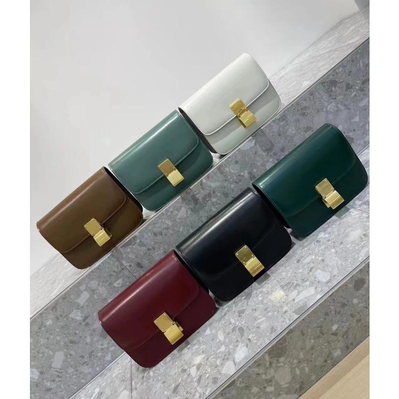 Women’s Genuine Leather Shoulder Bag  Trend Brand Small Square Bags Luxury Designer Handbag Fashion Messenger BagsTofu Bags
