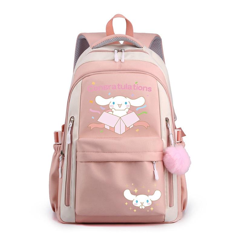 Mignon Xiaoqing Dessin Animé Chiot Périphérique Impression Sac d'École pour Enfants, Sac à Dos de Loisirs pour Élèves du Primaire et du Secondaire