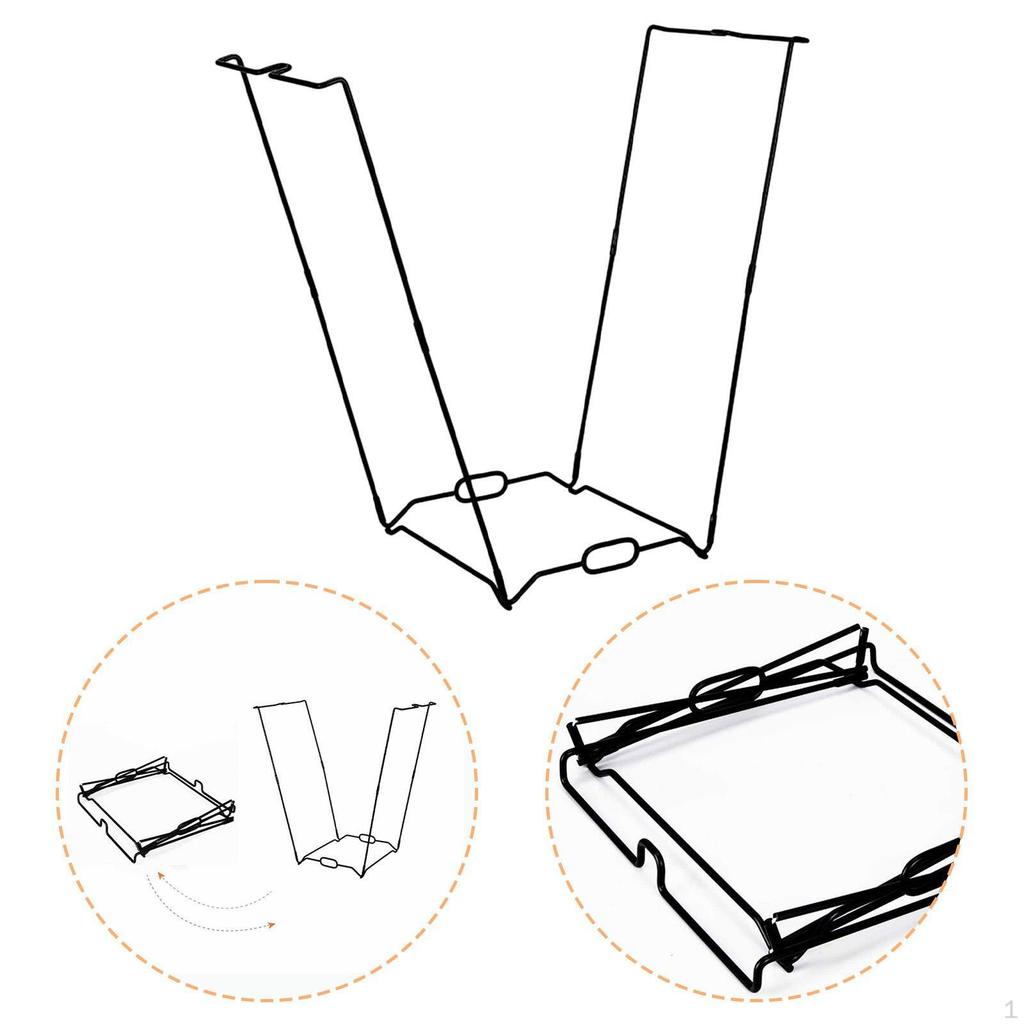 Ogrodowy Stojak na Worki na Śmieci, Wszechstronne Akcesoria, Stojak na Śmieci, Składany do Pielenia