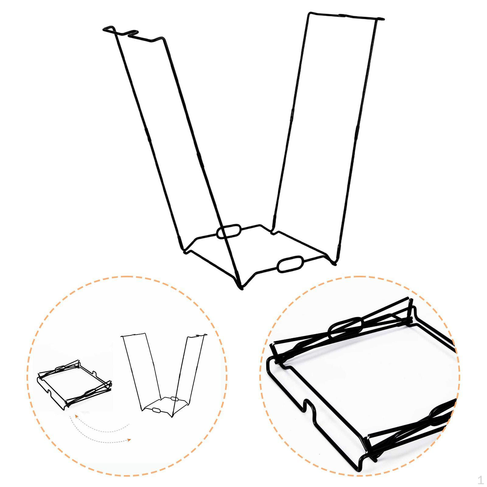 

Garden Trash Bag Holder Rack, Versatile Supplies Accessories Garbage Stand, Foldable for Weeding