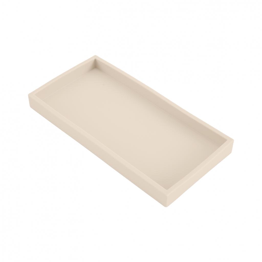 Silicone Vanity Tray for Bathroom Countertop Storage and Organization