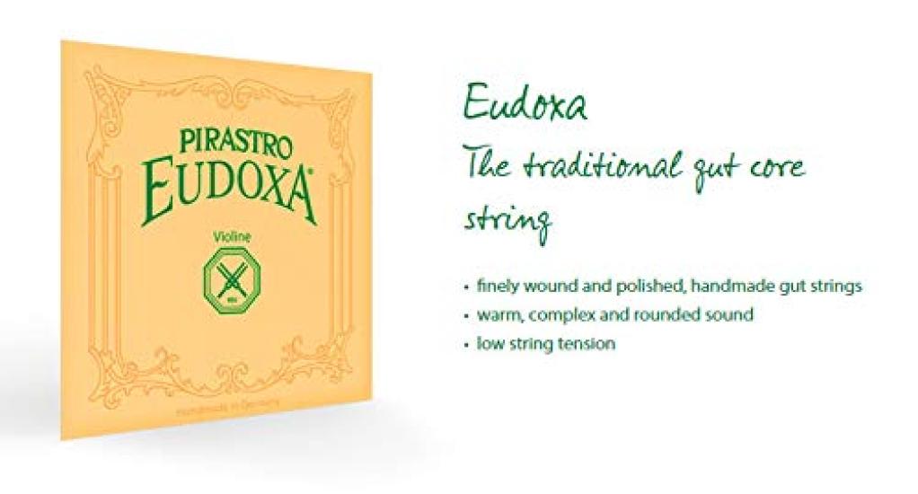 PIRASTRO EUDOXA 214441 Violin Strings G String Winding 15 Gut/silver (wire Thickness 3/4 (standard))