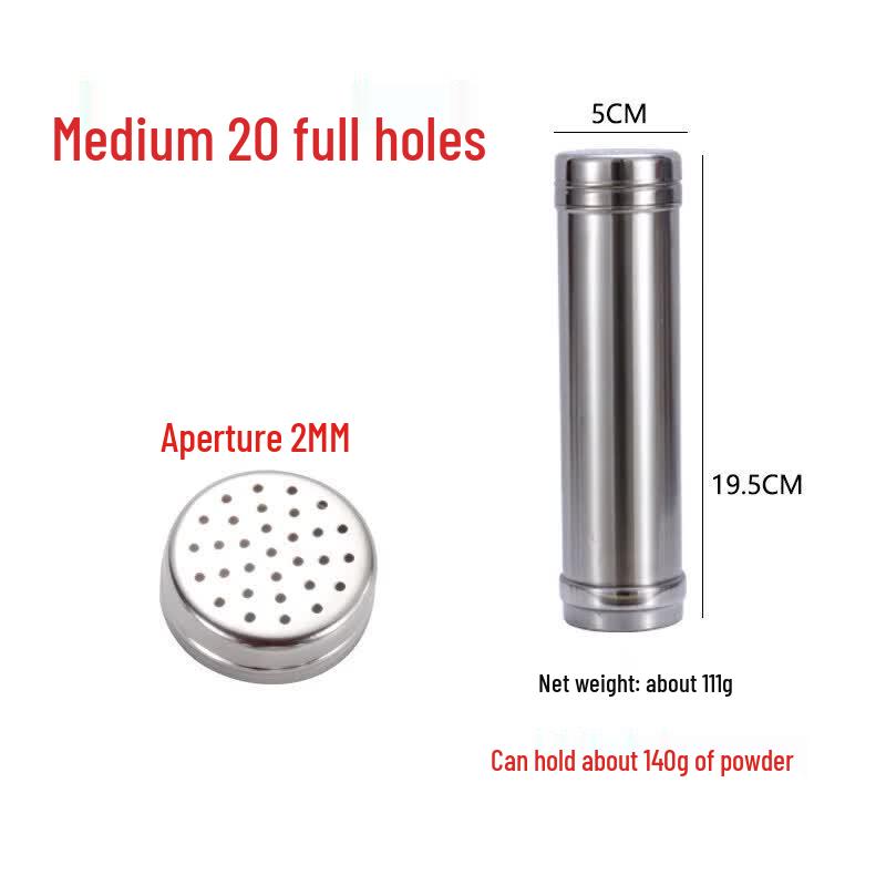 Qiwei Stainless Steel Seasoning Shaker Jar