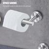 4 Pieces Bathroom Hardware Accessories Set Towel Bar Robe Hooks Toilet Paper Holder 304 Stainless