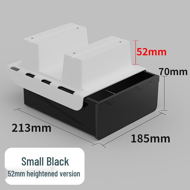 Invisible Under-Desk Storage Drawer for Office Workstation