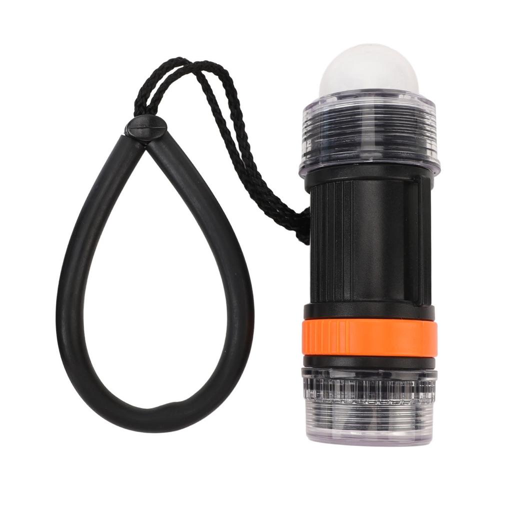 Dive Strobe Light Waterproof High Brightness LED Battery Powered Diving Signal Flashlight for Underwater Adventure