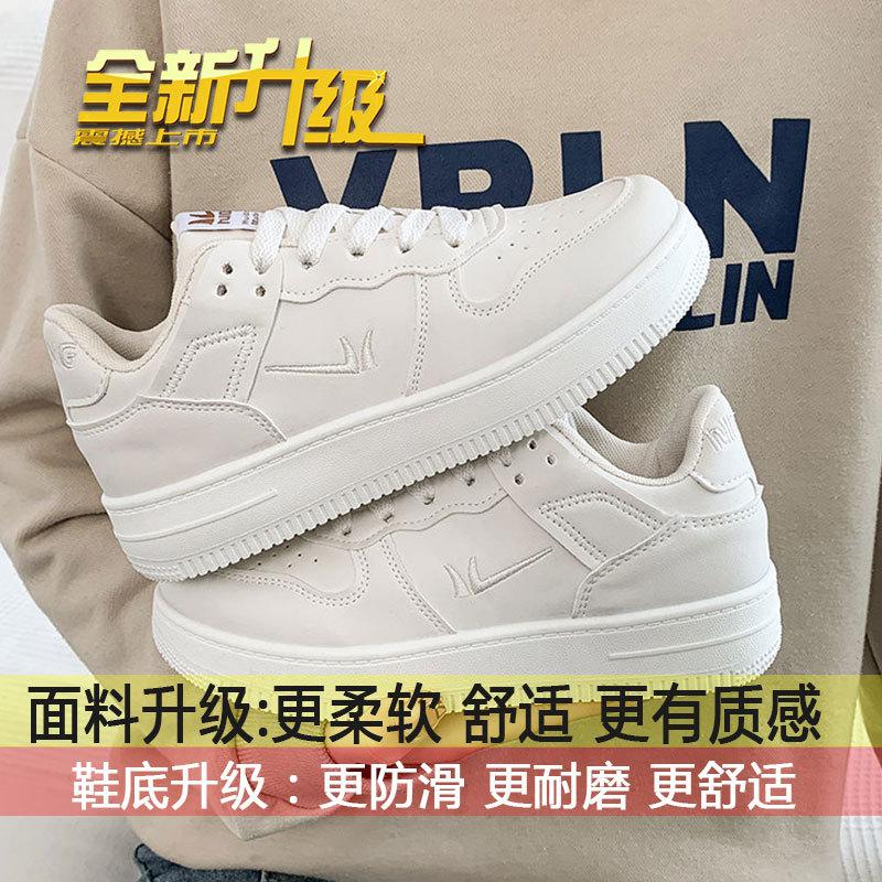 

Little white shoes women s spring and autumn 2025 new popular shoes versatile niche thick-soled retro sports and leisure board shoes 40