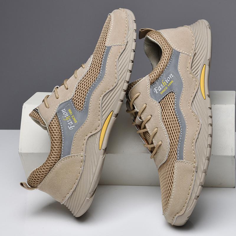 Новая мужская повседневная обувь с дышащей сеткой — фото 4