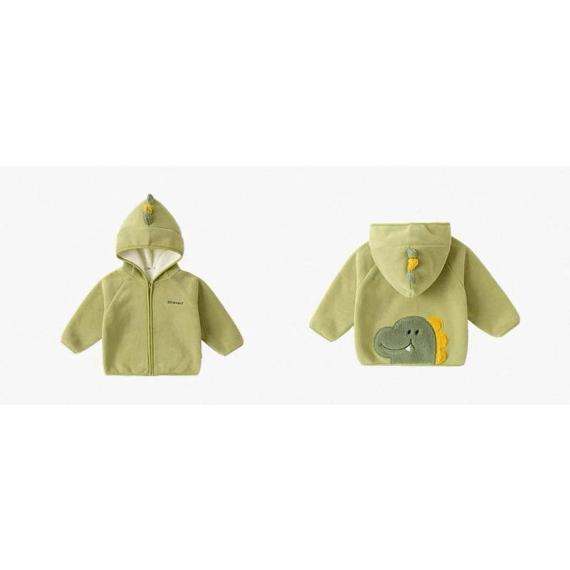 Kinder Wintermantel Verdickte Fleecejacke Cartoon Tier Kapuzenjacke Oberbekleidung Jungen Mädchen Warme Winter Kinderkleidung