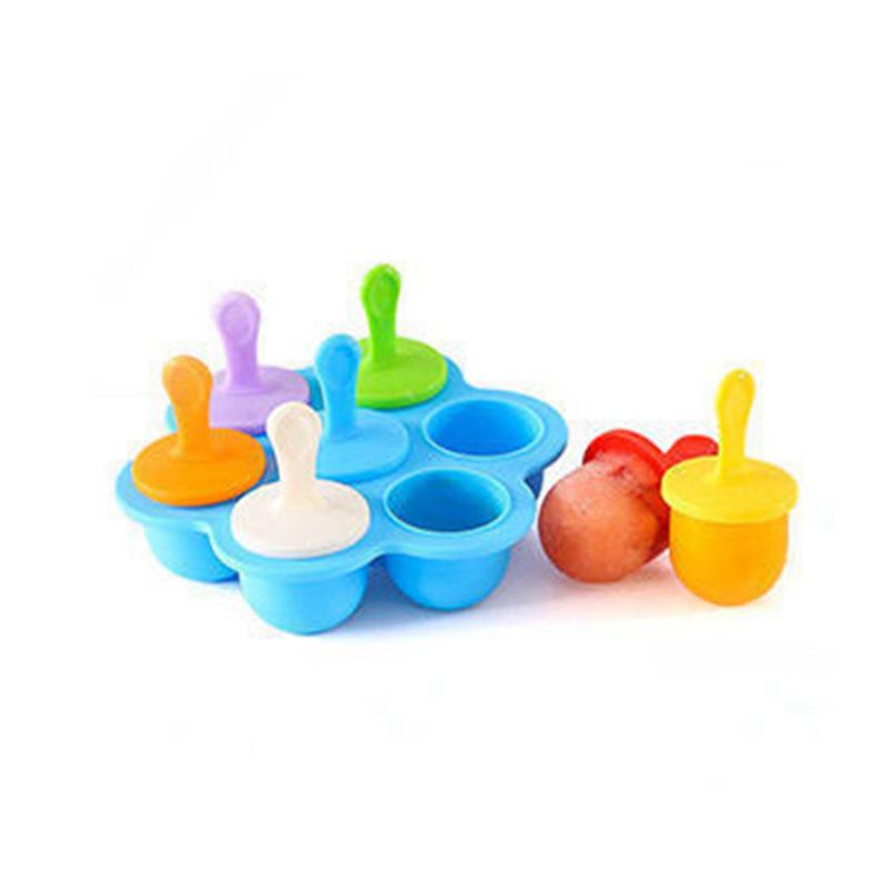 Παγωτό Παγωτάκια Σιλικόνης Φόρμα DIY Εργαλεία Συμπληρώματος Διατροφής Φορητή Τροφίμων Βαθμού Καλούπι Παγωτού Μηχανή Κατασκευής Μπάλας Αξεσουάρ Μιλκσέικ Φρούτων για Μωρά