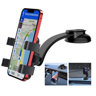 Dashboard & Windshield Universal Car Mount Phone Holder Desk Stand with Suction Cup Base and Flexible Arm