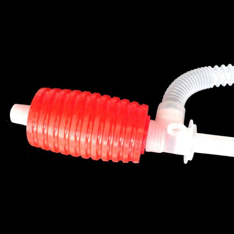 Manual Siphon Suction Pump Water Chemical Liquid Pump Portable Car Truck Fuel Syphon Oil transfer Hand Pump funnel Dropshipping