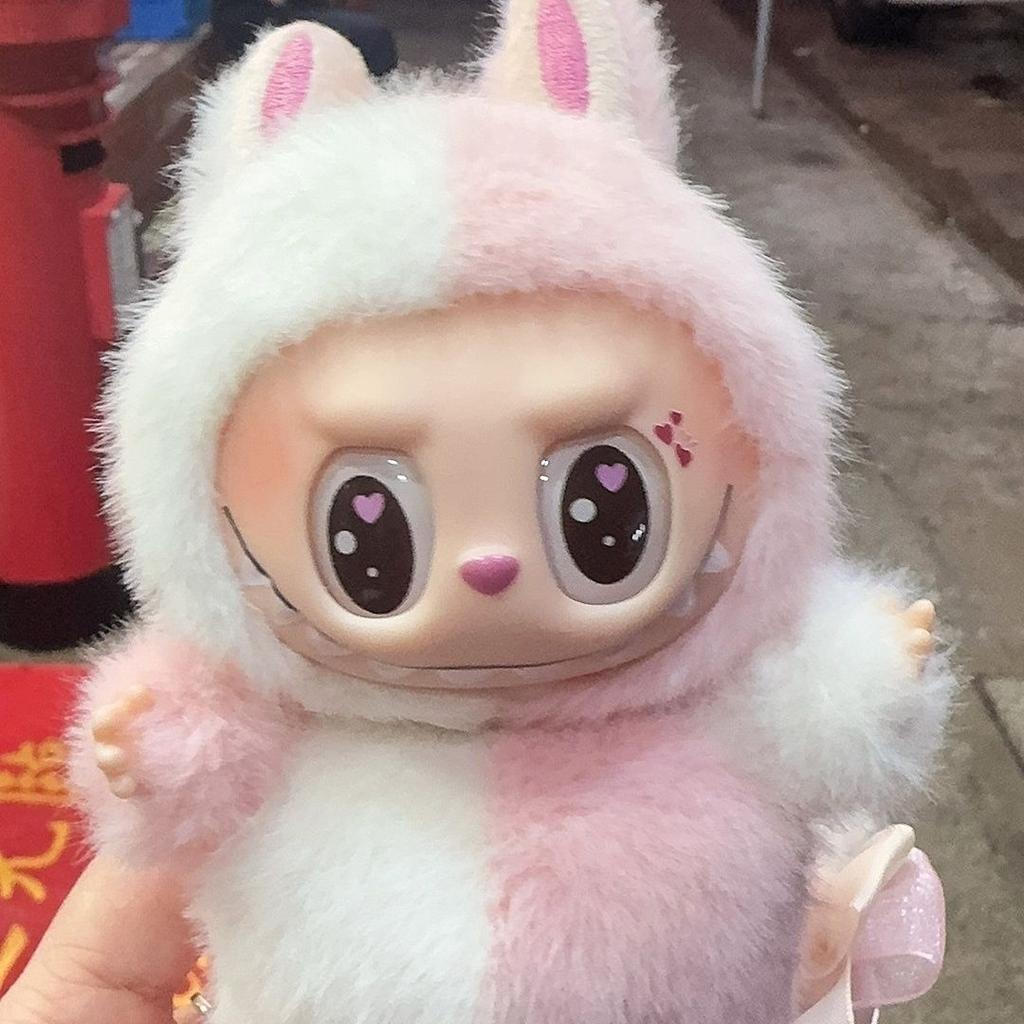 Cream Peach Fox Plushie Blind Box–Cute Kids' Toy with Soft Plush& PVCFigurine–Collectible Kawaii Stuffed Animal Keychain&Decor (Surprise Mini Doll)