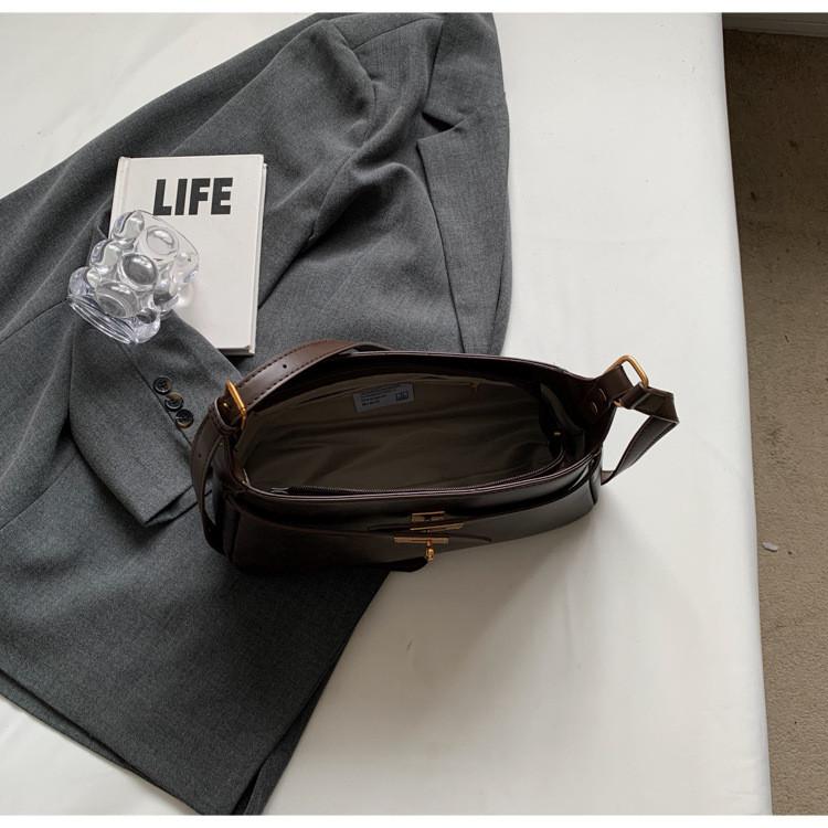 IELGY Retro Bag Fashion One-Shoulder Work Commuter Messenger Bag