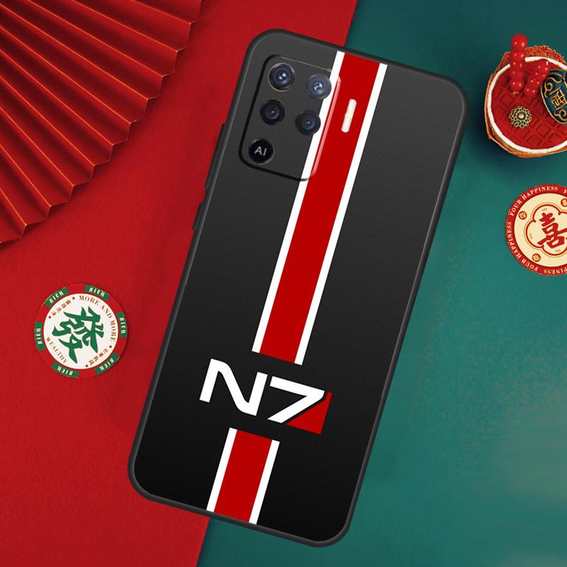 N7 Mass Effect Case For Oppo A80 A40 A60 A6 A5 Pro A15 A16 A17 A57 A94 A74 A54 A76 A96 A18 A38 A58 A78 A98
