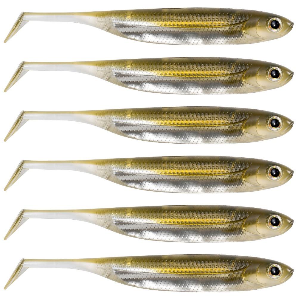 5PCS Vivid Silicone Fishing Soft Lures 10cm 8 Colors Artificial Lures Soft Fishing Jig Lure Fishing