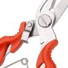 Fishing Plier Multitool Stainless Pliers Multifunctional Braided Fishing Line Cutter Split Rings Pliers with Safety Lock