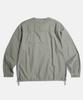 ESPIONAGE Cotton Oxford Henley Shirt Gray