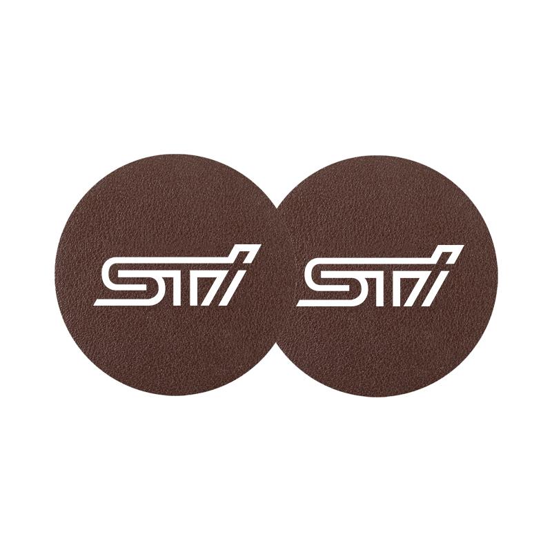 2Pcs Car Coaster Water Cup Mat Non-Slip Pad For Subaru Forester Crosstrek Outback Impreza XV Tribeca Ascent Legacy Levorg Mpreza VV777