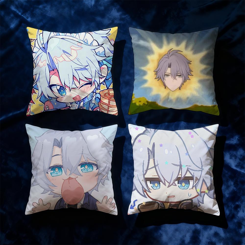 Cushion Cover Soft Case Sofa Living Honkai Phainon Room Home Comfortable Rail Office Decor Protective Star Pillow