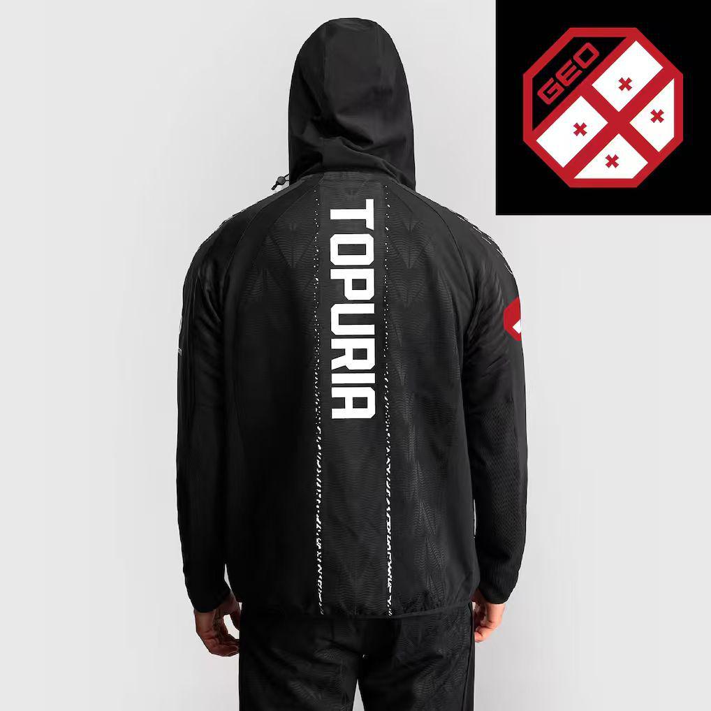 Męska biała bluza rozpinana, jesienny geometryczny nadruk, modny top