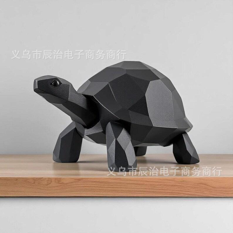 New product statue ornament simple turtle home courtyard entrance exhibition hall decoration creative resin handicraft