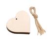 Valentine's Day Hand-painted Wooden Heart Pendant for Home Decoration.
