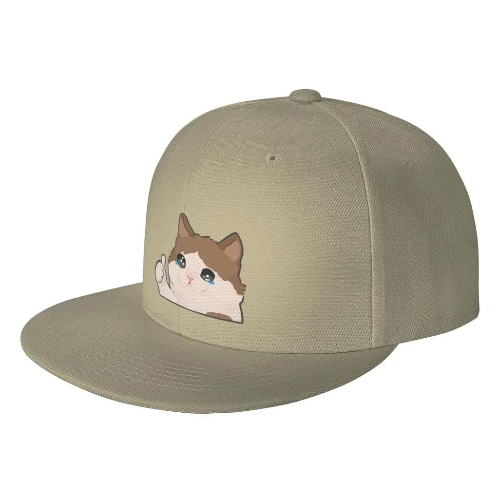 Crying Cat Meme Cap Fashion Casual Baseball Caps Adjustable Hat Hip Hop Summer Unisex Baseball Hats