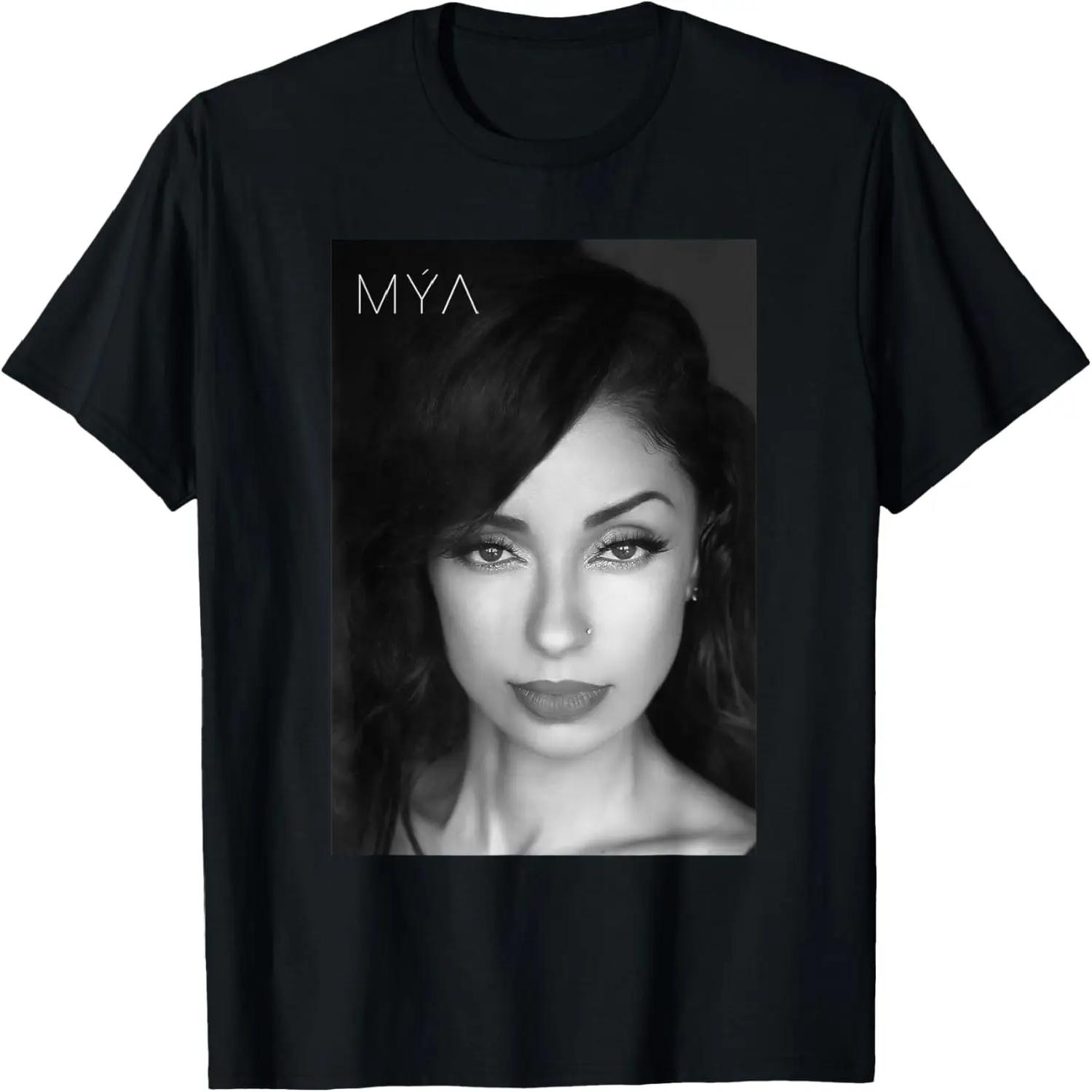 Mya Close Up Black & White T-Shirt XXXXXL разноцветный
