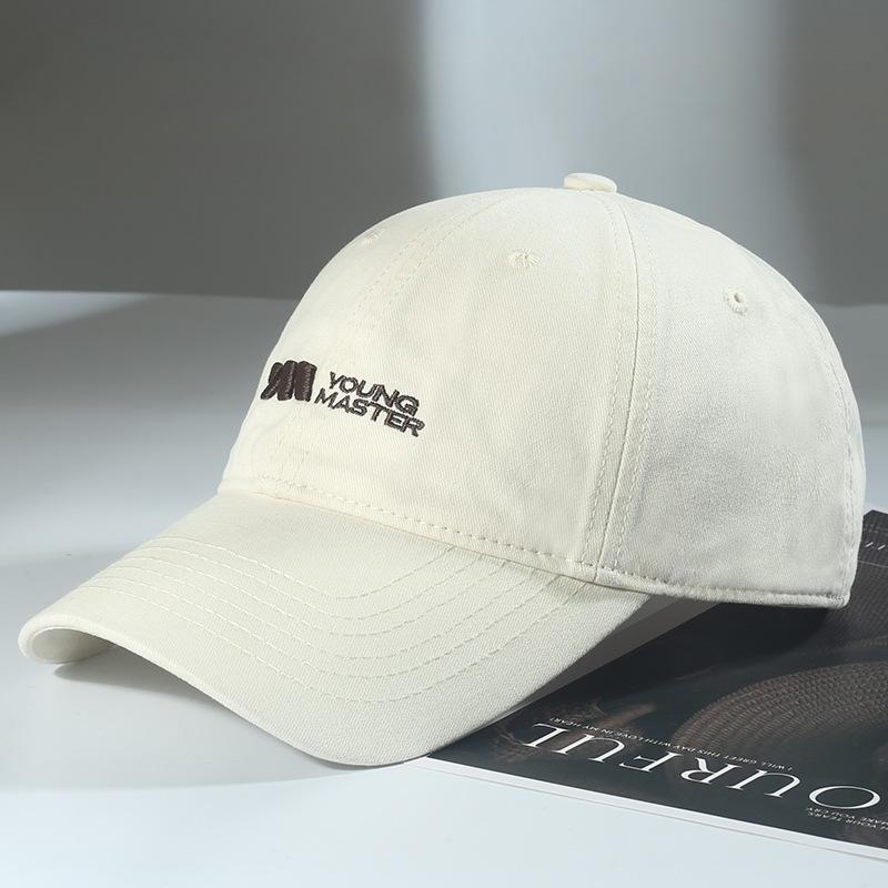 Fashion Hat Women's New Soft Top Baseball Cap Korean Version Tide Letter Embroidery Sunshade Sunscreen Cap