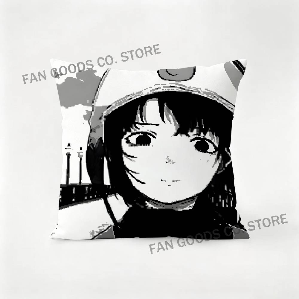 Anime Serial Experiments LLain Printed Pillow Cover Cushion Case Simple Sofa Pillow Case No Pillow Core