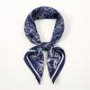 Foulard Quadrato in Seta 70*70cm Donna Fazzoletto per Capelli in Raso Stampa Fascia per Capelli Femminile Piccolo Foulard da Collo Hijab Donna Ragazza Sciarpe