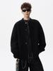 Men's Grid Patchwork Knit Cardigan - Autumn Casual Loose-Fit Sweater, Trendy and Versatile Jacket.