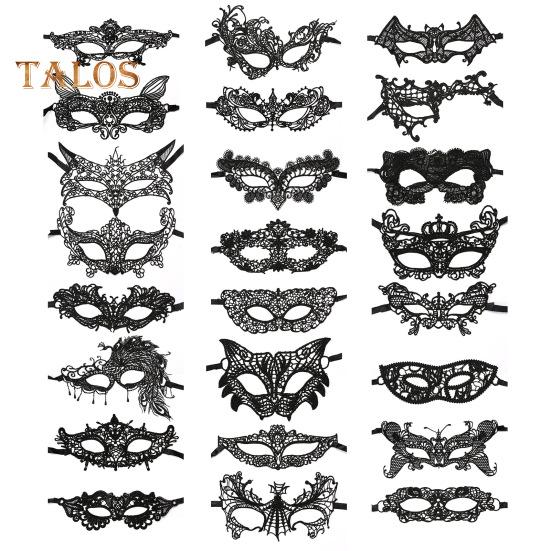 Masca din dantelă neagră, masca sexy pe jumătate goală, masca de petrecere respirabilă, costume venețiene pentru mascarada, cosplay, carnaval