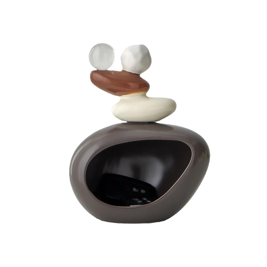 Ceramic Handicrafts Rockery Pebble Desktop Storage Container Stone Cave Store Key Decorative Ornaments Home Accessories