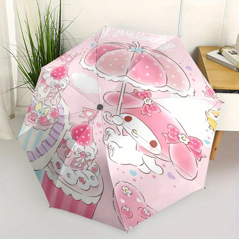 

Cartoon My Melody Automatic Opening and Closing Umbrella - Suitable for Various Occasions, Outdoor Activities, Lightweight and Durable Automatic Foldi