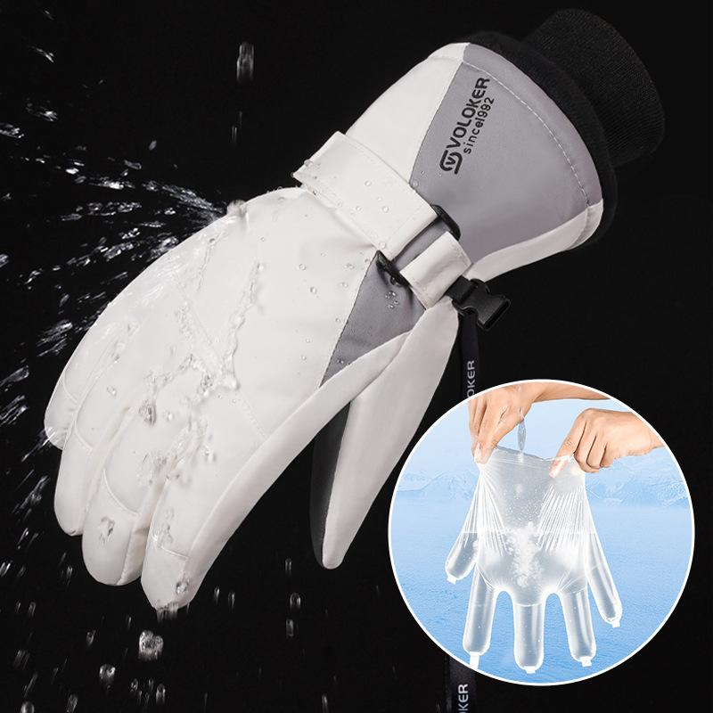 Gloves Skiing Warm Men's Cycling In Autumn and Winter  Touch Screen  Snowproof