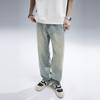 American Retro Jeans Men's Spring High Street Straight Slim Casual Trousers