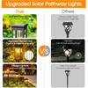KOOPER Solar Pathway Lights Outdoor 8 Pack, 2X Bigger Solar Outdoor Lights, Bright Solar Garden Lights Waterproof, Auto On/Off Outdoor Solar Lights