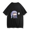 Azur Lane Essex Men Clothing Oversized Printed T-shirt Summer Casual Tops Short Sleeve Basic Tees Pullover Polyester Originality