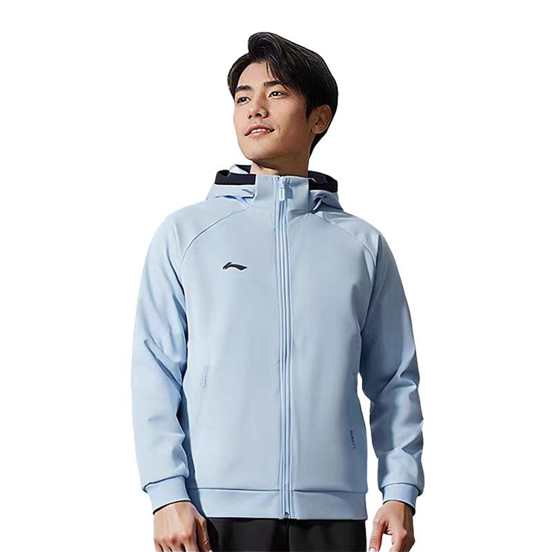 Li-Ning Color Block Loose Student Style Simple Running Sports Casual Hoodie Long Sleeve Sweatshirt Unisex hoodies ASLW231-2