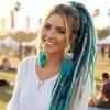 New Elastic Dread Ponytail DIY Boho Braided Ponytail Extension with Hair Tie Hair Accessories