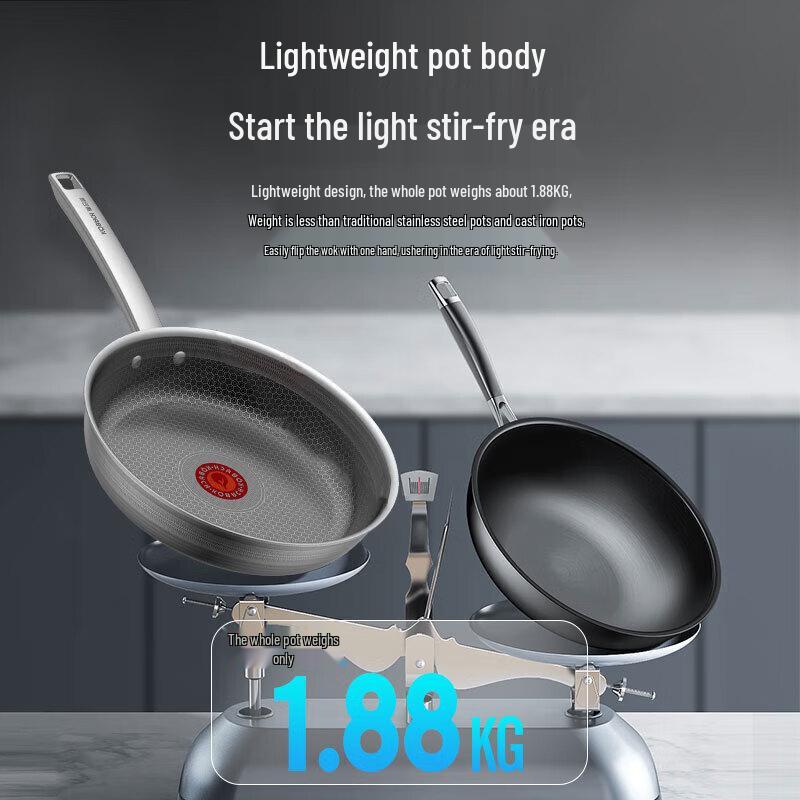 Kangbahe 6th Gen Non-stick Stainless Steel Frying Pan