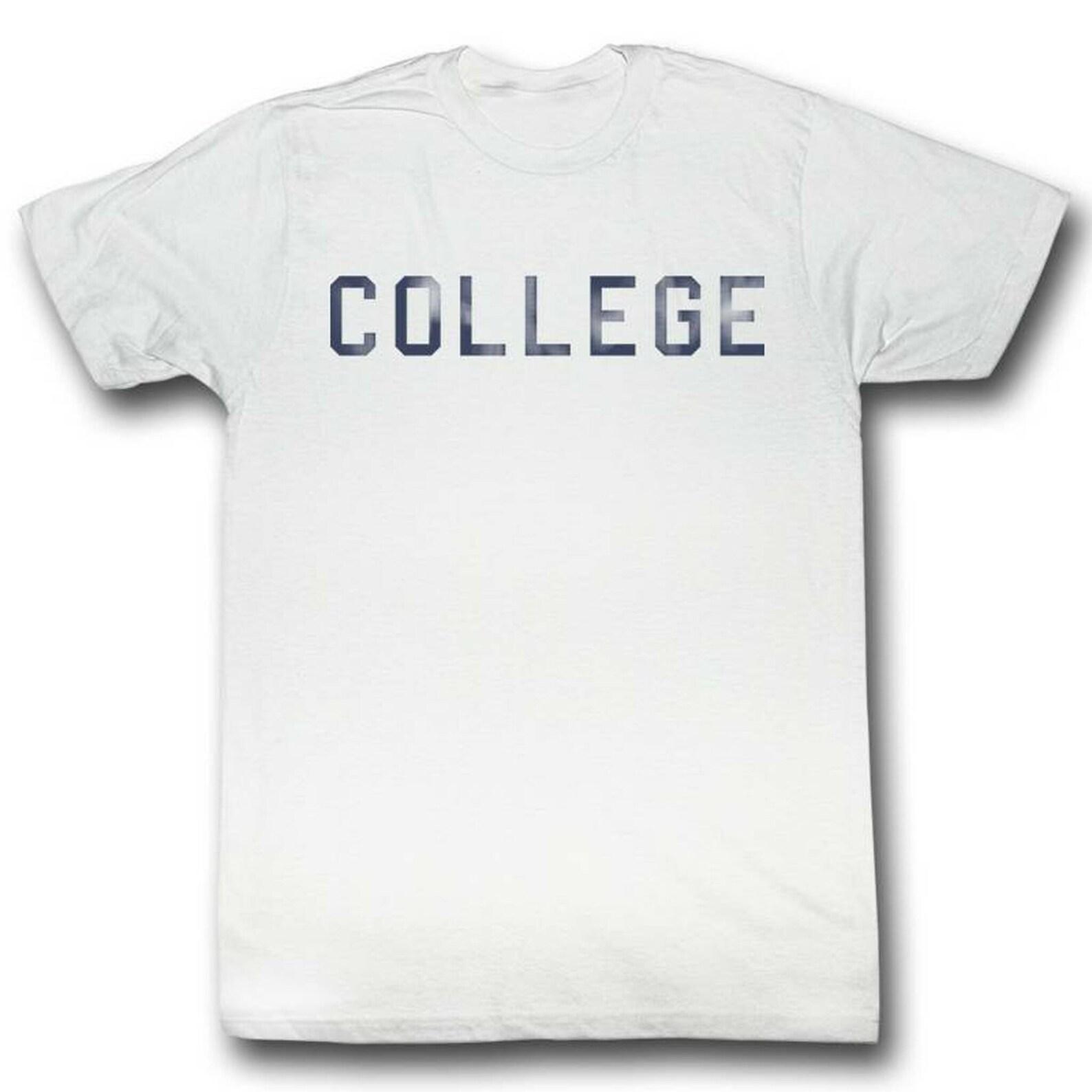 Animal House Distressed College White Adult T-Shirt 4XL