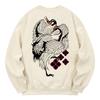 KAN6312 Kmc0105 Giljo Fleece-Lined Sweatshirt - Cream