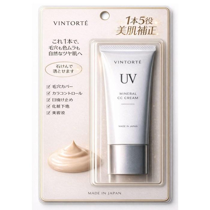 VINTORTE Mineral CC Cream v-uvcc White 30g (x 1)